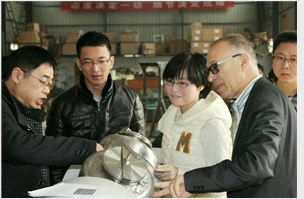 Inspection de la fabrique d'un client australien